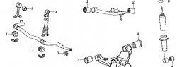 Задняя подвеска ленд крузер 200 схема
